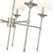 Z-Lite Emily 5 Light Chandelier, Brushed Nickel & Off White 3033-5BN - alternate 4